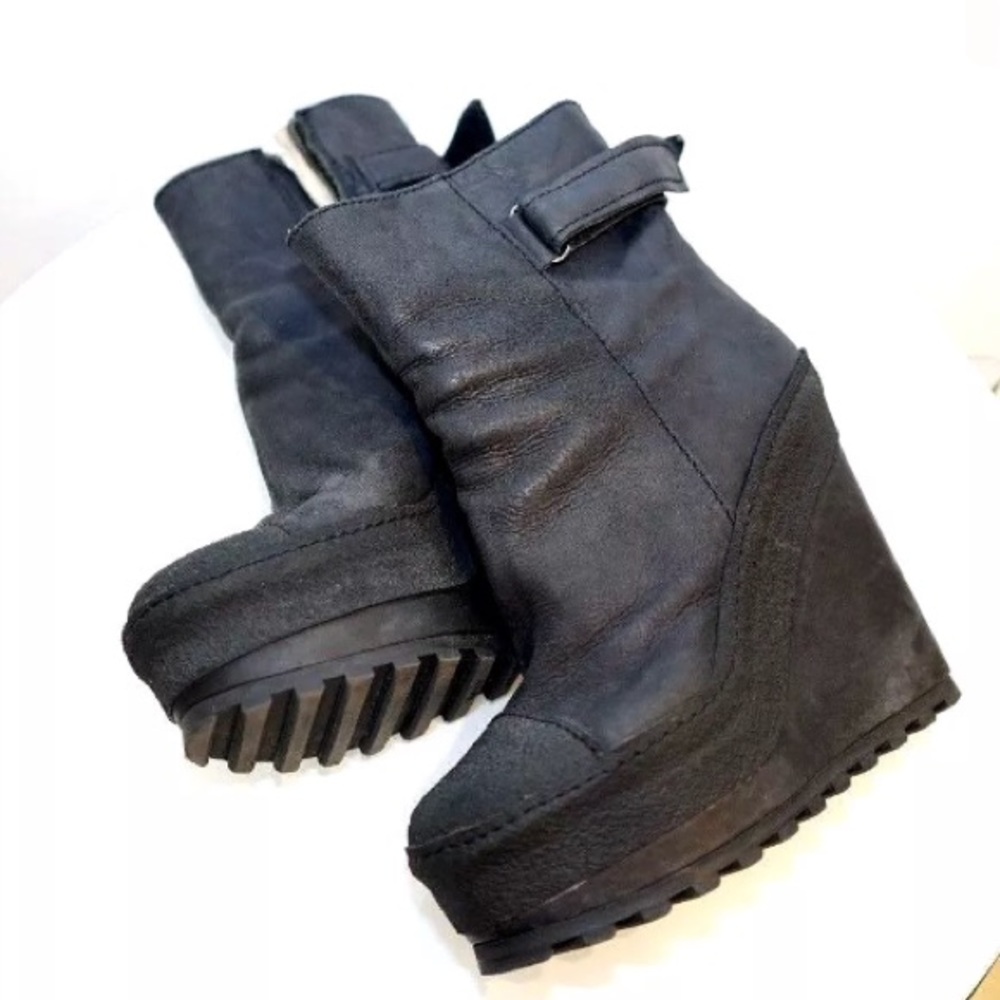 ISO Acne Studios Hero Leather Platform Booties